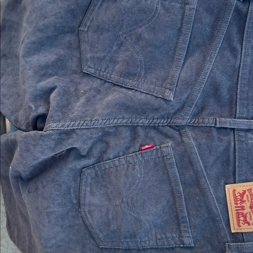 Levi’s Grey CorduroyFive Pocket Straight-Leg Jeans